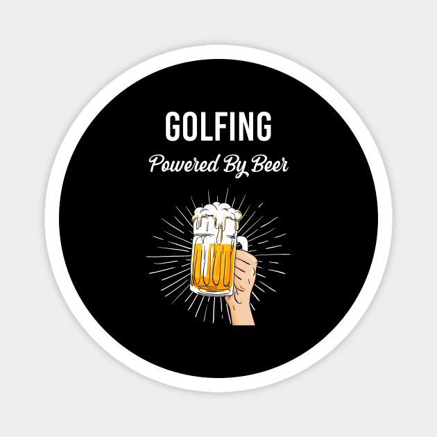 Beer Golfing Magnet by Hanh Tay